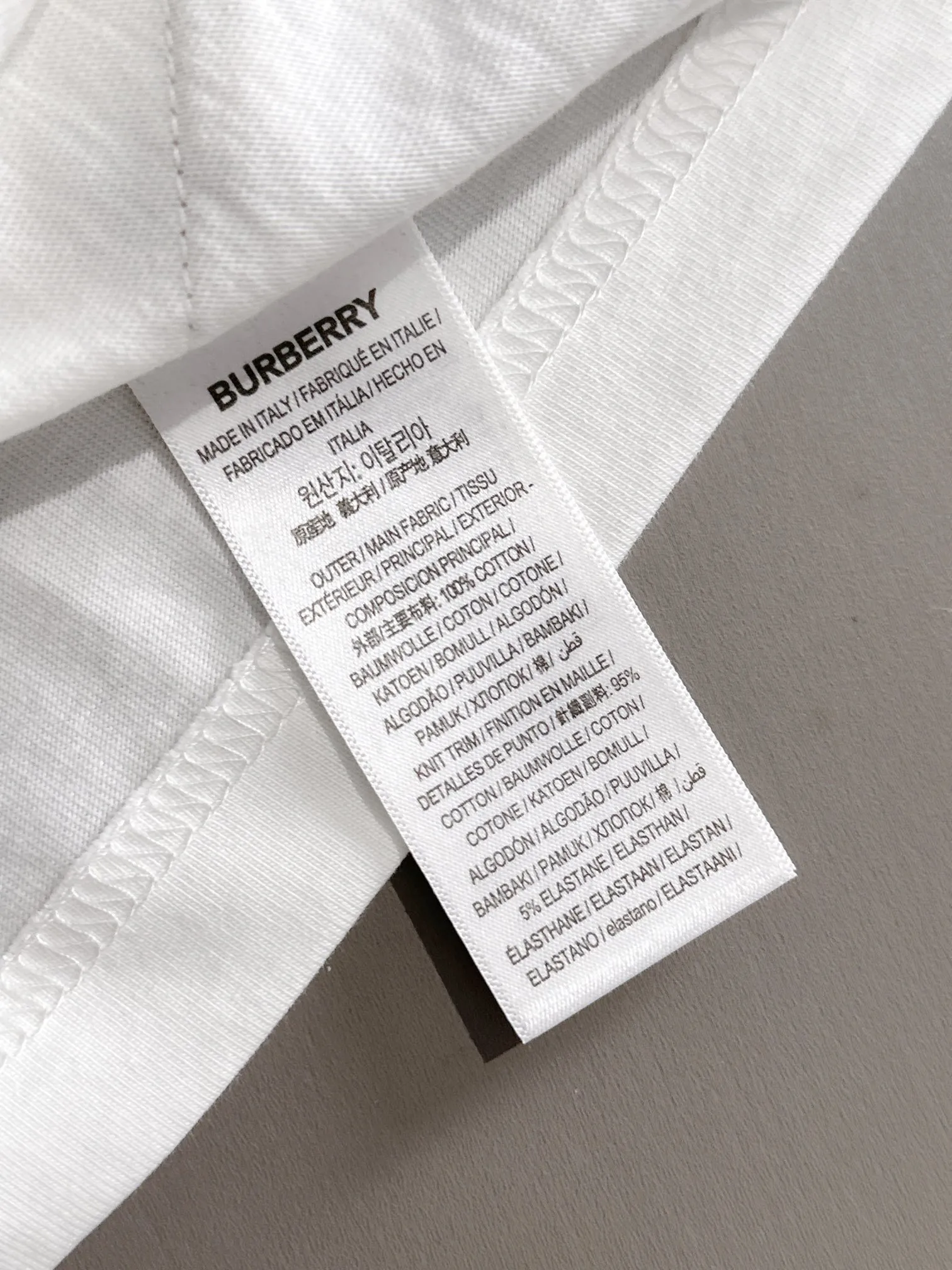 BBR BURBERRY 2026New Arrival logo Same Style t · 260 100％ · 32 · ：White Size：S M L XL